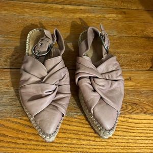 Allsaints Rise Espadrille in Blush Pink size 38